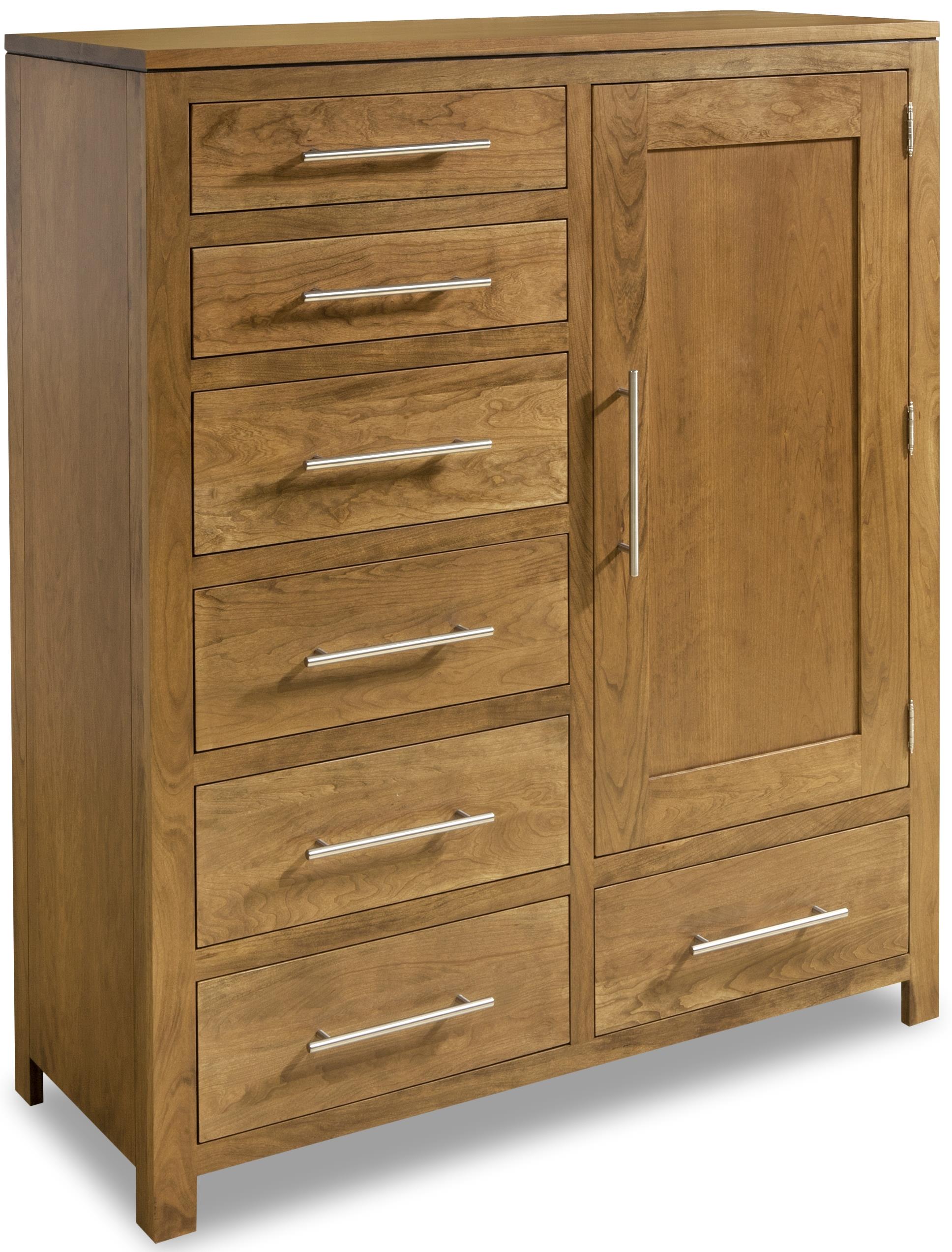 Daniels Amish Modern 35 3623 7 Drawer Bachelor s Chest with 1 Door